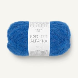 Børstet Alpakka jolly blue