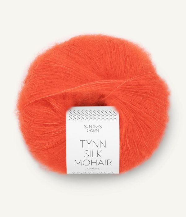 Tynn Silk Mohair Orange
