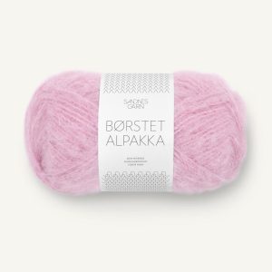 Børstet Alpakka Pink Lilac