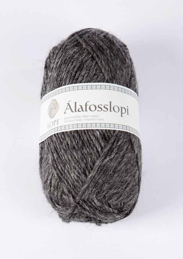 Alafosslopi 100g Dark grey heather